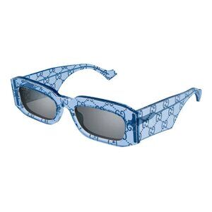 NEW GUCCI SUNGLASSES BLUE WOMEN SQUARE EYEWEAR